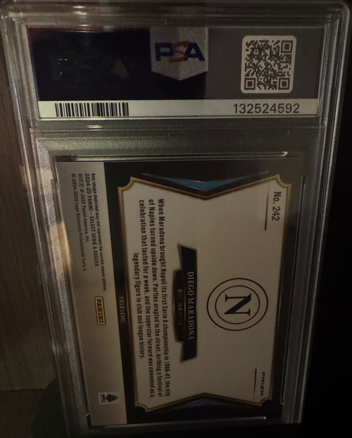 2026 FIFA World Cup - Diego Maradona - Select Serie A Flash ('24/25) PSA 9 MINT