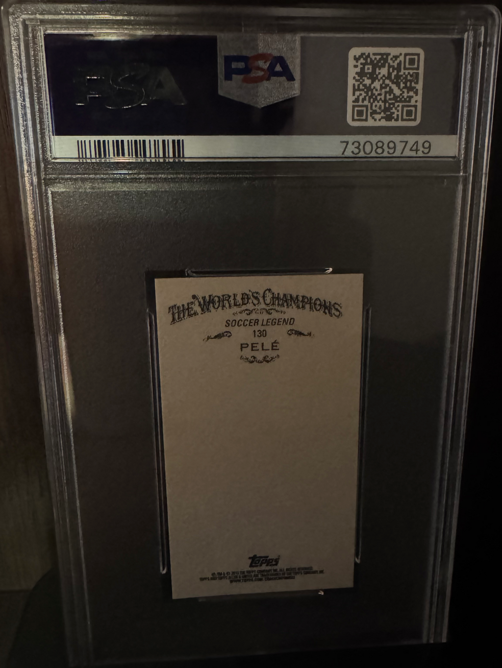 2026 FIFA World Cup - PELE - Topps A&G Mini ('13) - PSA 9 MINT