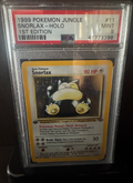 1999 Pokemon Jungle Snorlax #11 1st Edition - Holo PSA 9 - MINT