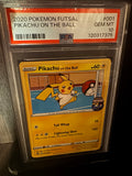 Pikachu on the Ball #1 - 2020 Pokemon Futsal - PSA 10 GEM MINT